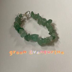 handmade crystal chip bracelets
